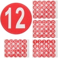 thumbnail image 1 of Shisuyan 4 Sheets Numbered Sticker 1-80 Number Sticker Storage Classification Sticker, 1 of 9
