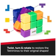 Rubik's Tetris Cube, Color-Matching Puzzle Fidget Toy for Ages 8 and up