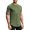 Green, variant on Men's Shapewear Compression Short Sleeve Shirt High Elastic Fitness Top