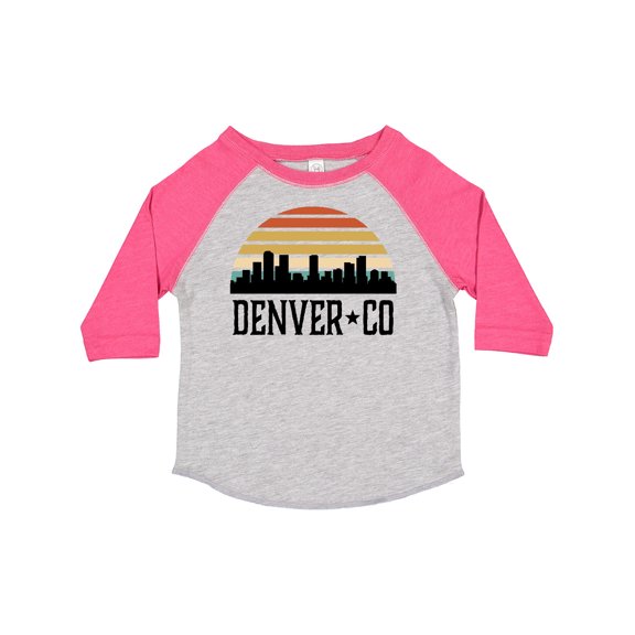 Inktastic Denver Colorado Skyline Vintage Boys or Girls Toddler T-Shirt