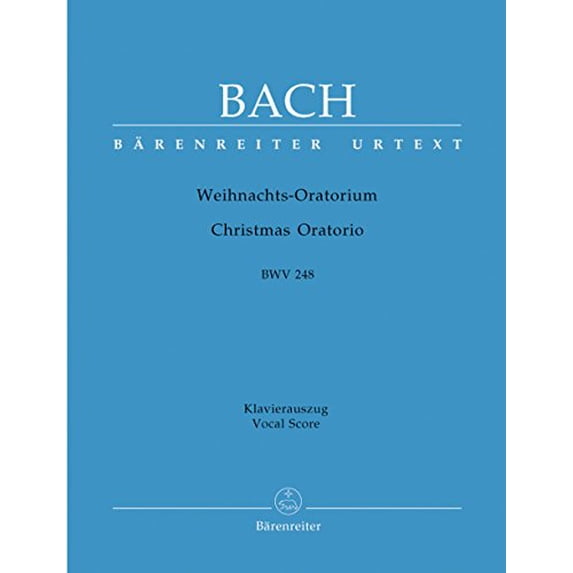 Pre-Owned BARENREITER BACH J.S. - ORATORIO BWV 248 - VOCAL SCORE Classical sheets Choral and vocal ensembles, 9790006461660, , Paperback, BA05014-90 edition