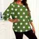 thumbnail image 5 of TaTaai Plus Size Gradient Print T-Shirt, Women's Long Sleeve Round Neck Top, Casual Loose Fit Blouse, Soft Home Wear, All Seasons Daily Attire Gift, 5 of 6