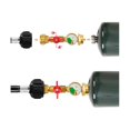 thumbnail image 2 of 1lb Propane Tank Adapter With On/off Valve And Gauge, 20lb To 1lb Propane Tank Adapter For 1lb/16.4, 2 of 5