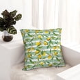 thumbnail image 6 of Pofeuu Lemon Print Double-sided plush pillowcase Square Throw Pillow Covers Pillows Cover for Living Room Bedroom Sofa Couch Cushion Cover（No pillow core）-18"x18", 6 of 7