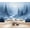 Color 1, variant on Serene Wintry Forest misty Wallpaper Landscape Snowfall Moonlight Peel and Stick Wall Murals 69"H x 96"W Removable PVC Wall Paper Self-Adhesive Wall Decor for Bedroom Living Room