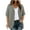 Gray, variant on ameIAEA Plus Size Cardigan for Women Short Sleeve Open Front Cardigans Summer Casual Jacket