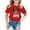 Red, variant on MEZZALL Kid Girls Cute Graphic T-Shirt Round Neck Short Sleeve Tee Summer Casual Tshirts Tops, Black, 9-10 Years