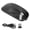 Black, variant on Rupoun M103 Wireless Optical Mouse 2.4Ghz Bluetooth 5.0 Dual Mode Rechargeable Ergonomic Gaming Office Mouse, Dark Gray