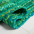 thumbnail image 5 of SAFAVIEH Braided Calvin Transitional Cotton Reversible Area Rug, Green, 8' x 8' Round, 5 of 11