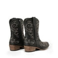 thumbnail image 6 of DREAM PAIRS Women's Western Boots Square Toe Chunky Heel Zipper Embroidered Ankle Boots, 6 of 9