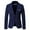 08Navy, variant on guisaled Mens Slim Fit Blazer Notched Lapel One Button Tuxedo Jackets Casual Trendy Winfproof Suit Coat for Prom Wedding Party Dinner