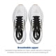 thumbnail image 4 of Zapatillas para Hombre Brooks Ghost 17 Running Blanco/Negro 7.5, 4 of 6