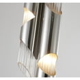 thumbnail image 5 of Design Living 6-Light 8.5-In Chrome Stainless Steel Pendant With Clear Glass Shades, 5 of 6