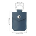 thumbnail image 2 of Uxcell Leather Key Fob, Genuine Leather Keys Cover Portable Key Rings Air Tag Holder for Keys ID, Dark Blue 2 Pack, 2 of 6