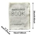 thumbnail image 3 of Portable Embroidery Book with Instructional Tutorial for Craft Lovers and Beginners Featuring Multiple Techniques, 3 of 6