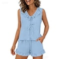 thumbnail image 2 of BOVXNPU Pajama Set For Women 2 Peice Pajama Set Women Sleepwear, 2 of 8