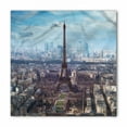 thumbnail image 1 of Eiffel Tower Bandana, View of Eiffel Tower, Unisex Head and Neck Tie, by Ambesonne, 1 of 2