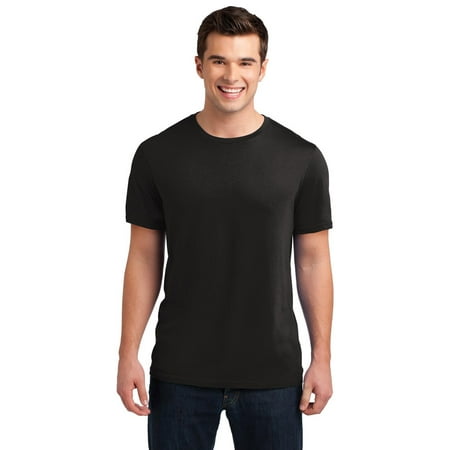 District DT4000 Young Mens Vintage Wash T-Shirt - Black -