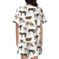 thumbnail image 3 of Lsque Cow Women's Short-Sleeved Pajama Set - 2 Piece Soft and Lightweight Sleepwear Set-Medium, 3 of 9