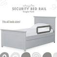 Shop Dream On Me Security Rail For Twin Size Bed in Gray Great Prices