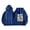 B-Blue, variant on In My Football Mom Era Hoodies for Women Fall Winter Long Sleeve Graphic Hooded Sweatshirt with Pockets Pullover Tops