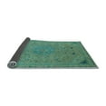 thumbnail image 2 of Ahgly Company Indoor Rectangle Abstract Light Blue Modern Area Rugs, 2' x 4', 2 of 4