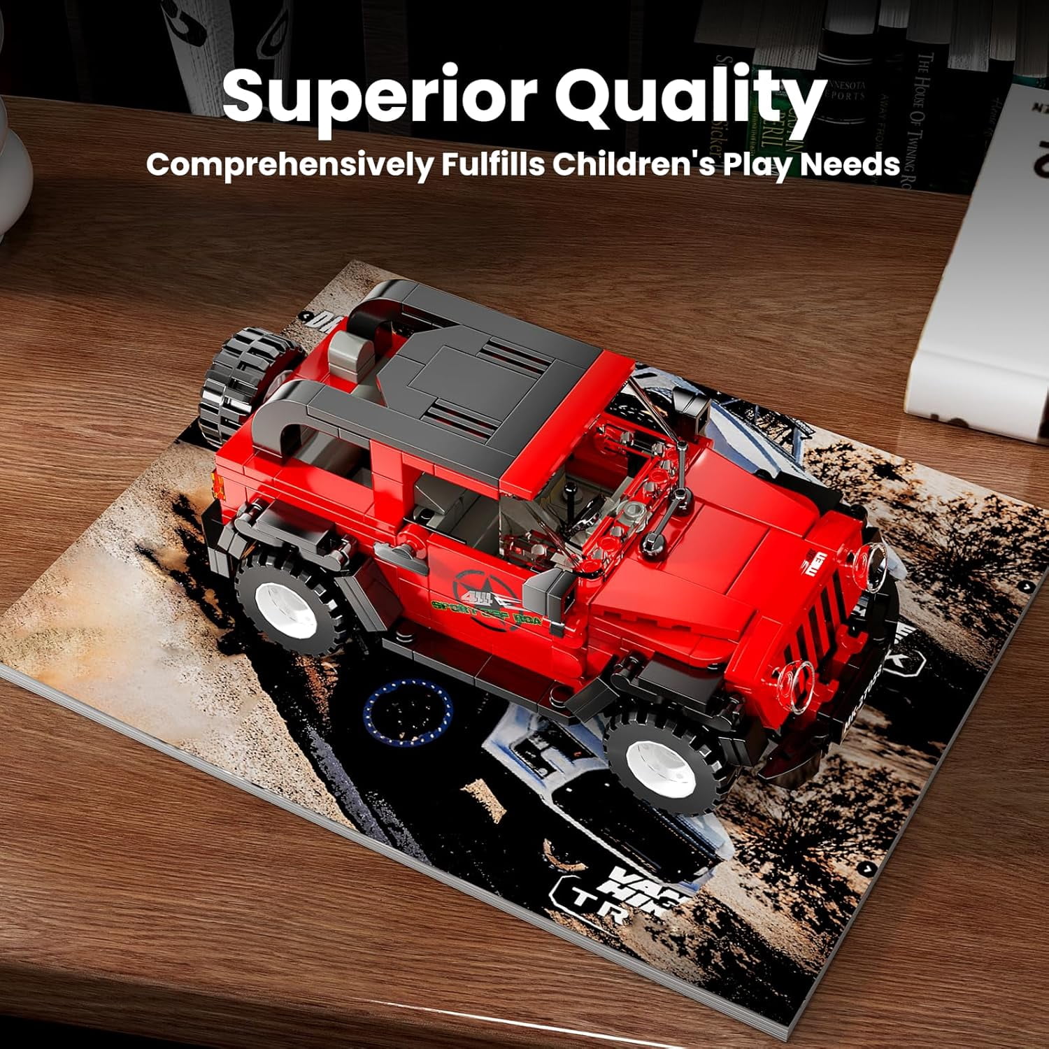 Speed Champion Pickup Building Toys with Display Case, 27058 Model Car Kits Building Blocks, Race Car Building Kit, Small Truck Building Kits for Adults (414PCS)