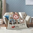 thumbnail image 4 of Best Mom Photo Custom Blankets With Photos And Name, Mom Christmas Photo Gift, Personalized Mom Birthday Gifts, We Love You Mom Blanket, 4 of 6