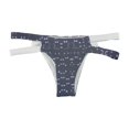 thumbnail image 1 of Tavik Chloe - Parte inferior de bikini con pestañas laterales para mujer, azul, XS, 1 of 2