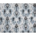 thumbnail image 4 of oneOone Tissu Polyester Lycra Tissu Imprimé Paisley Ikat 1 Yard 56 Pouces de Large, 4 of 4