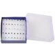 thumbnail image 1 of 20 Ps Faux Rhinest R Ear Studs Pendientes, 1 of 5
