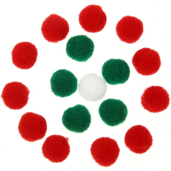 ULTNICE 100Pcs of Tiny Pompoms Assorted Color Clothing Decoration