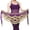 Purple, variant on Fashion Belts for Women Golden Belly Dance Costume Wrap Waist Accessory
