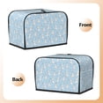 thumbnail image 3 of Haiem Rabbit And Bird Print Toaster Covers 2 Slice Wide Slot,Bread Dust Cover & Fingerprint Protection,Bread Machine Cover,Appliance Covers, 3 of 7