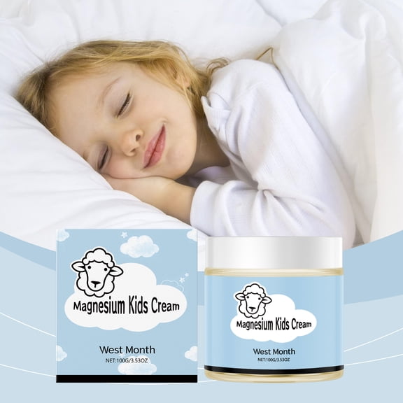 West Month Sheep Magnesium Cream For Kids Pamper Sleeping Body Moisturizing Moisturizing Refreshing Body Cream