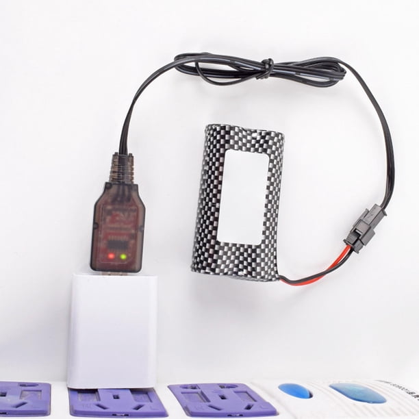 Chargeur Batterie LiPo, 2 en 1 USB Balanceur avec LED, Balanceur 7.4V Plastique for Modélisme Radiocommandé Voitures Bateaux Avions Drones Chargeur Batterie LiPo, 2 en 1 USB Balanceur avec LED, Balanceur 7.4V Plastique for Modélisme Radiocommandé Voitures Bateaux Avions Drones