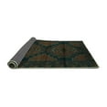 thumbnail image 2 of Ahgly Company Indoor Square Persian Turquoise Blue Traditional Area Rugs, 6' Square, 2 of 4