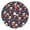 36, variant on Picia Skull red flower blue Print Christmas Tree Skirt , Christmas Tree Skirt Ornaments for Merry Christmas Holiday Party Decorations Indoor Outdoor-36"