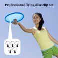 thumbnail image 3 of FESTFENDS 5 Pcs Pince Compacte en Plastique pour Disque Volant Support de Disque de Sport Extérieur avec Boucle Solide, 3 of 8