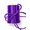 Purple, variant on Sedona Designz 2mm Satin Rat Tail Cord String – 100 Yards Roll – Smooth Shiny Nylon Cord for Jewelry Making, Crafts & Decorations - Black