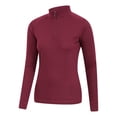 thumbnail image 4 of Mountain Warehouse Womens Talus Zip Neck Long-Sleeved Thermal Top, 4 of 4