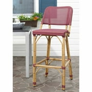Safavieh Deltana Wicker Indoor-Outdoor Barstool