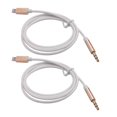 thumbnail image 1 of 2X para Cable Auxiliar Cable Auxiliar para Coche una Cable Auxiliar de 3,5 mm para IPhone5 y Modelos Superiores y, 1 of 5