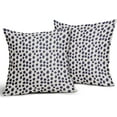 thumbnail image 6 of Navy Cream Polka Dot Pillow Covers 20x20 Set of 2 Outdoor Modern Art Throw Pillows Boho Design Blue Brush Strokes Decorative Pillowcase Square Cushion Cover Linen Pillow Case for Home Sofa Couch Bed, 6 of 6