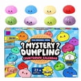 thumbnail image 3 of 24PCS Dumpling Squishies Toys Mystery Advent Calendar Giant Glitter Dumpling Fidget Sensory Toys Squeeze Dough Ball Stress Relief Hand Toys with Food for Adult, 3 of 8