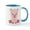 White/Blue Inside, variant on CafePress - Pink Pig - 11 oz Ceramic Mug - Novelty Coffee Tea Cup
