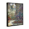 thumbnail image 4 of Stupell Industries Paris Cafe Street Town & City Painting Black Floater Framed Canvas Art Print Wall Art, 25 x 31, 4 of 10