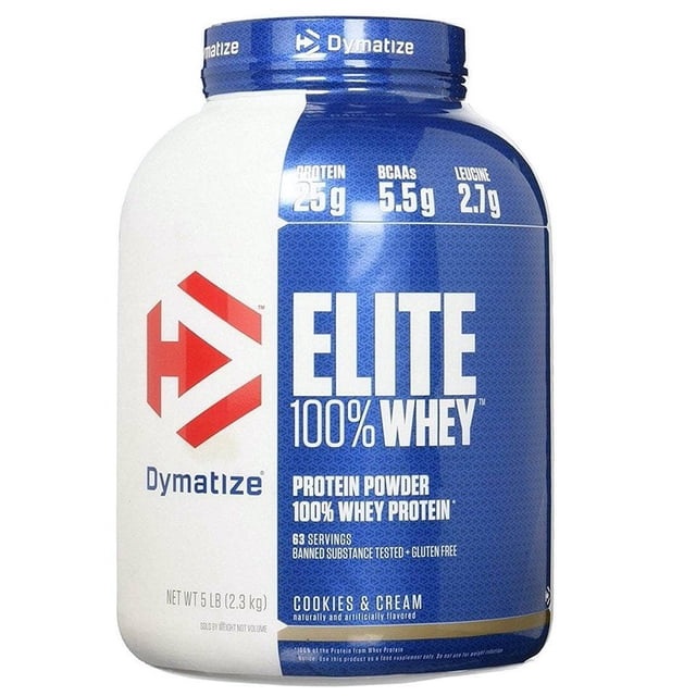 Proteina y Aminoacidos 5 LBS Sabor Cookies and Cream Elite Whey Protein