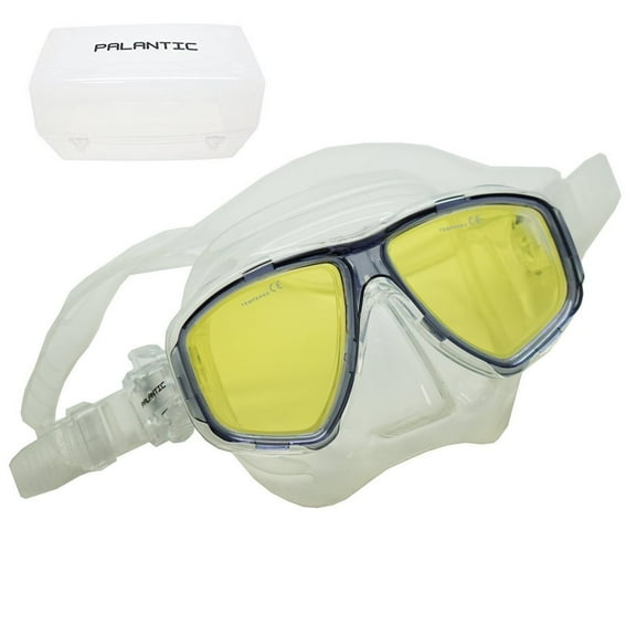 Scuba Choice Coated Anti-UV FARSIGHTED Prescription Dive Mask, Titanium Blue, customized