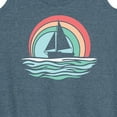 thumbnail image 3 of Instant Message - Sailboat Sunset - Women's Racerback Tank Top, 3 of 6